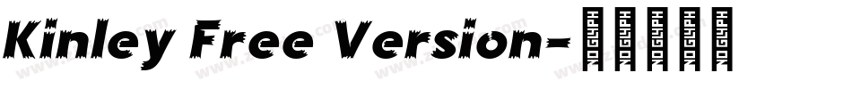 Kinley Free Version字体转换